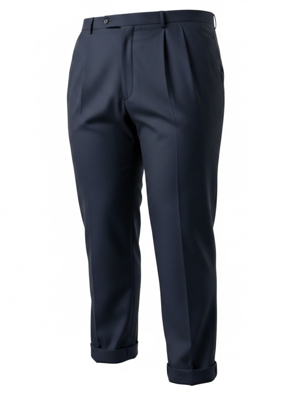 NWT LRL Pleaded Front Nay Ultra Flex 42x30 Dress Pants 100% Wool Quality Classic